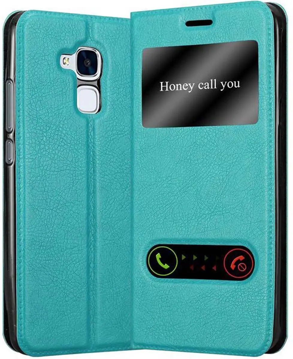 Cadorabo Hoesje geschikt voor Honor 5C in MUNT TURKOOIS