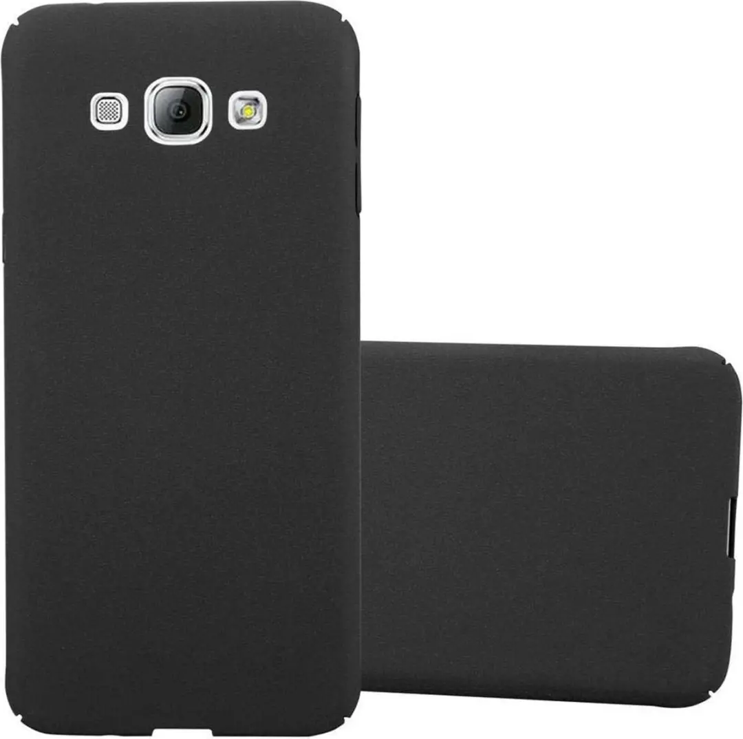 Cadorabo Hoesje geschikt voor Samsung Galaxy A8 2015 in FROSTY ZWART