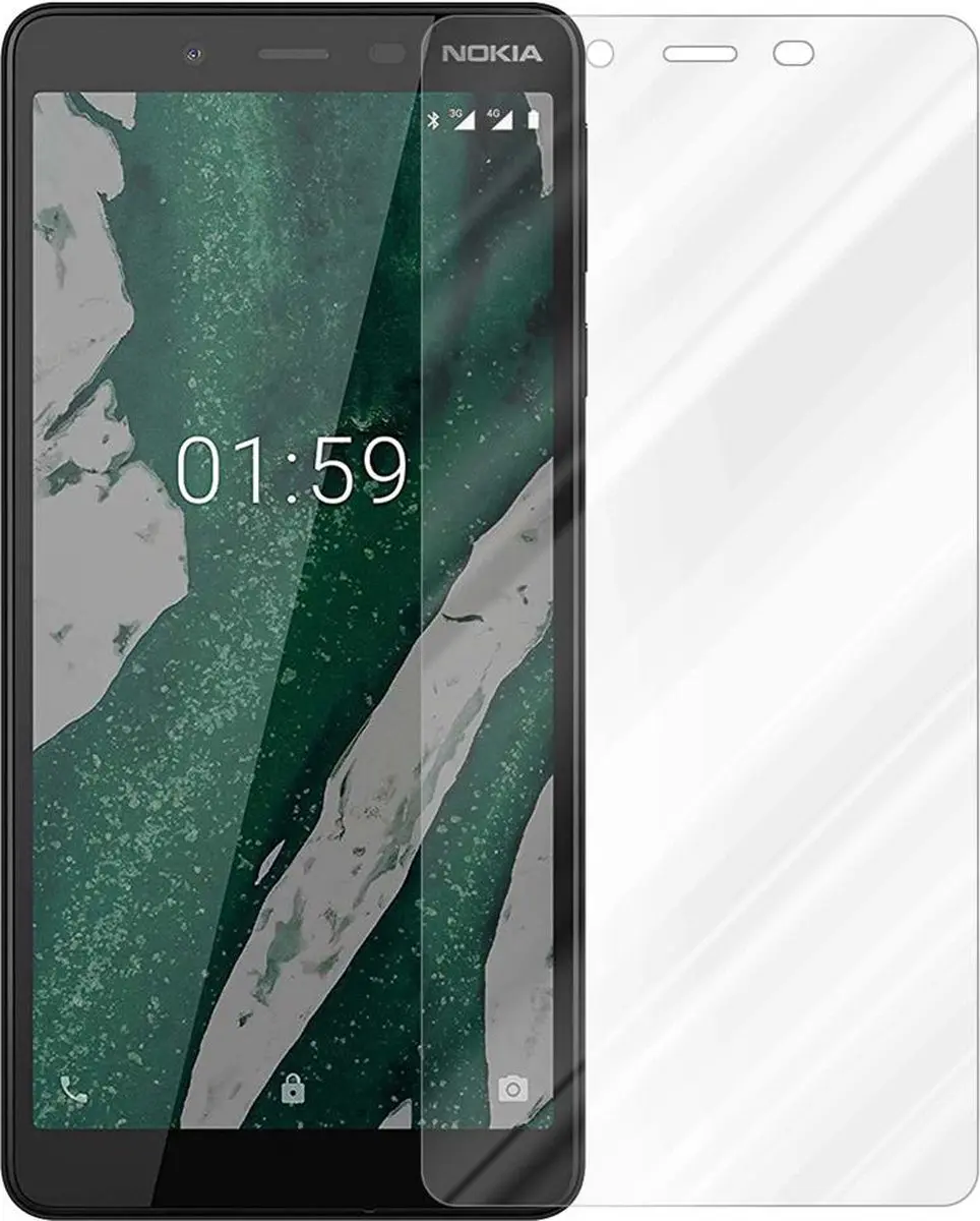 Cadorabo Pantser film geschikt voor Nokia 1 PLUS in KRISTALHELDER