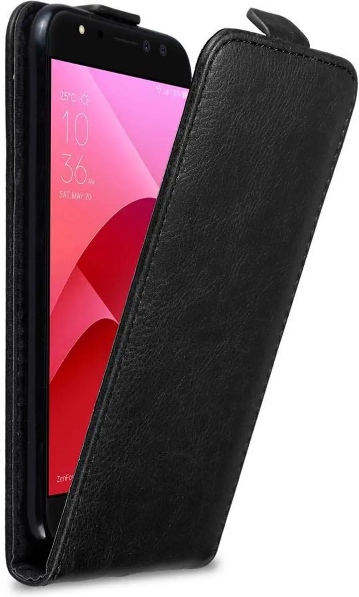Cadorabo Hoesje geschikt voor Asus ZenFone 4 Selfie PRO in ZWARTE NACHT