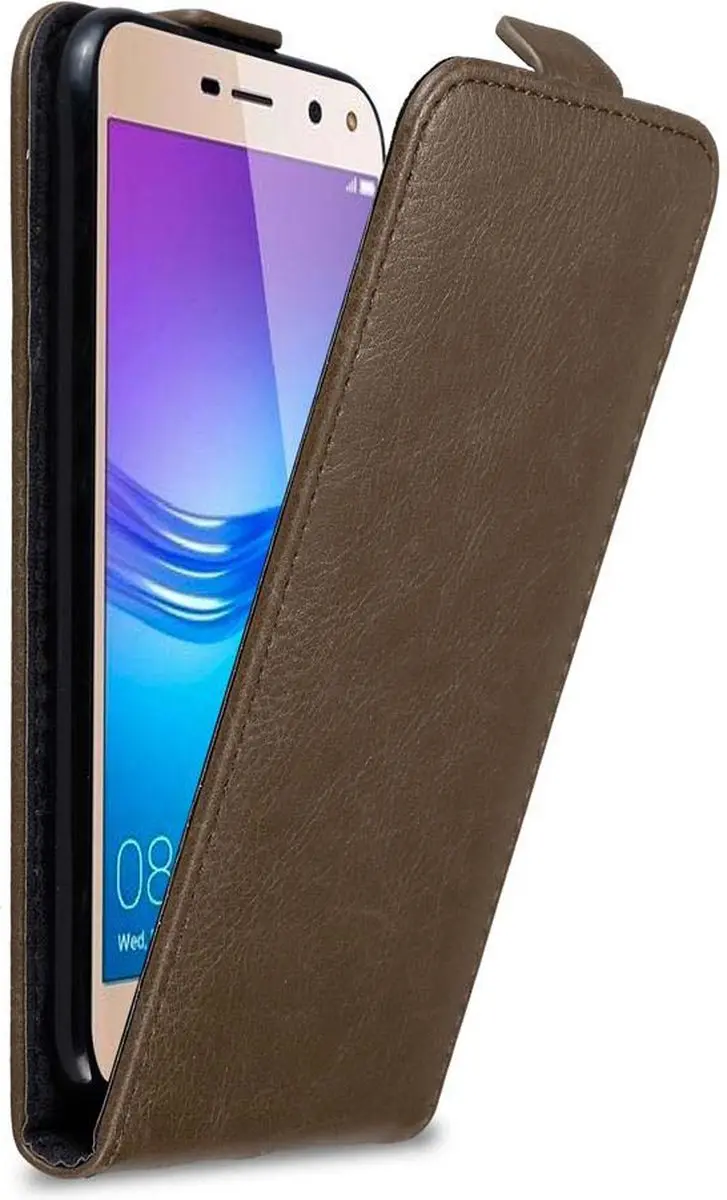 Cadorabo Hoesje geschikt voor Huawei Y5 2017 / Y6 2017 in KOFFIE BRUIN