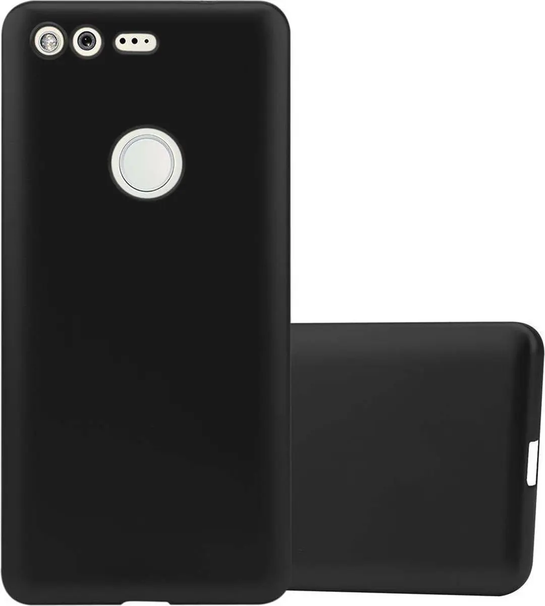 Cadorabo Hoesje geschikt voor Google PIXEL in METALLIC ZWART