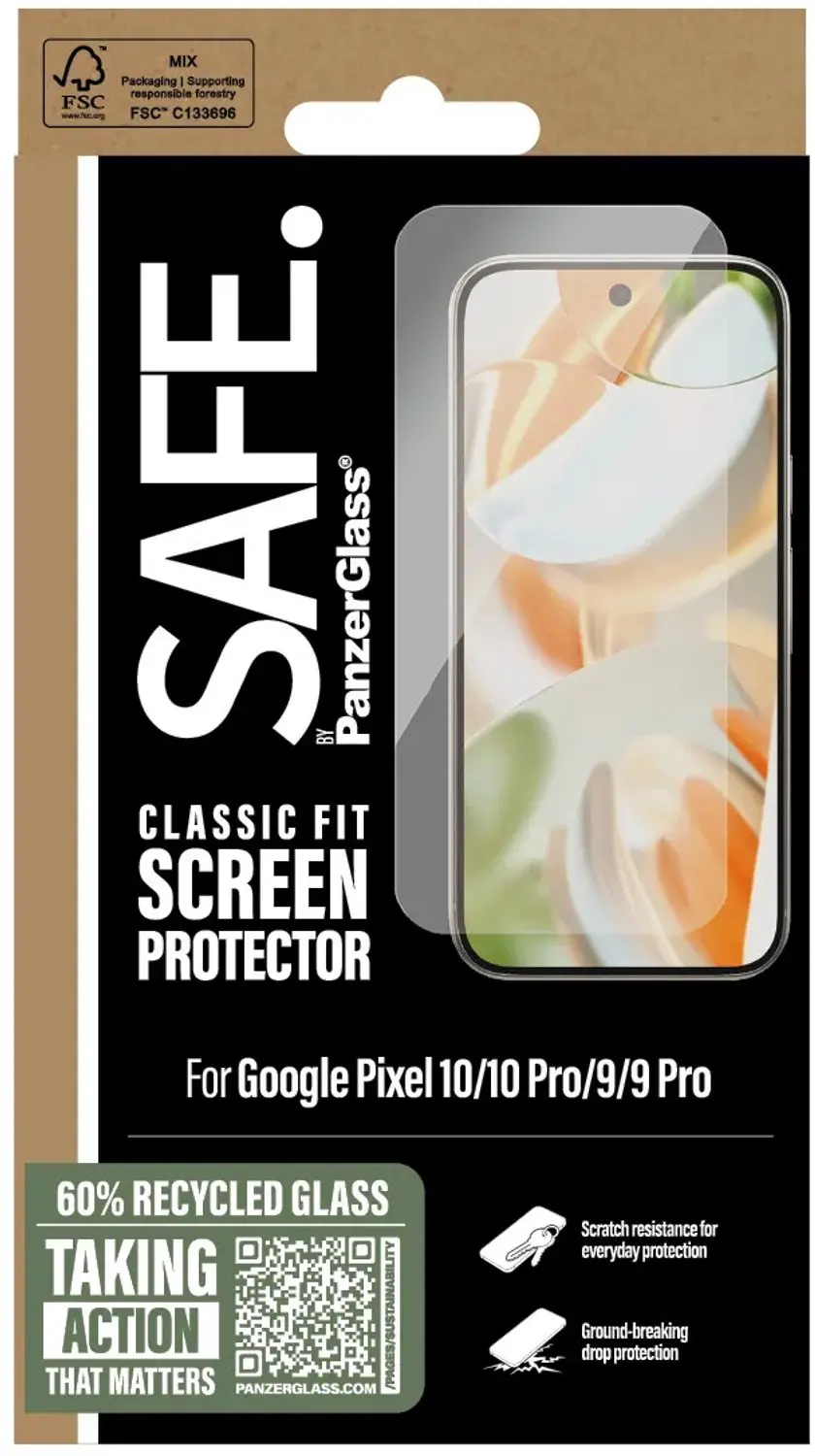 PanzerGlass SAFE Screenprotector Google Pixel 10 / 10 Pro - afbeelding 6 van 6