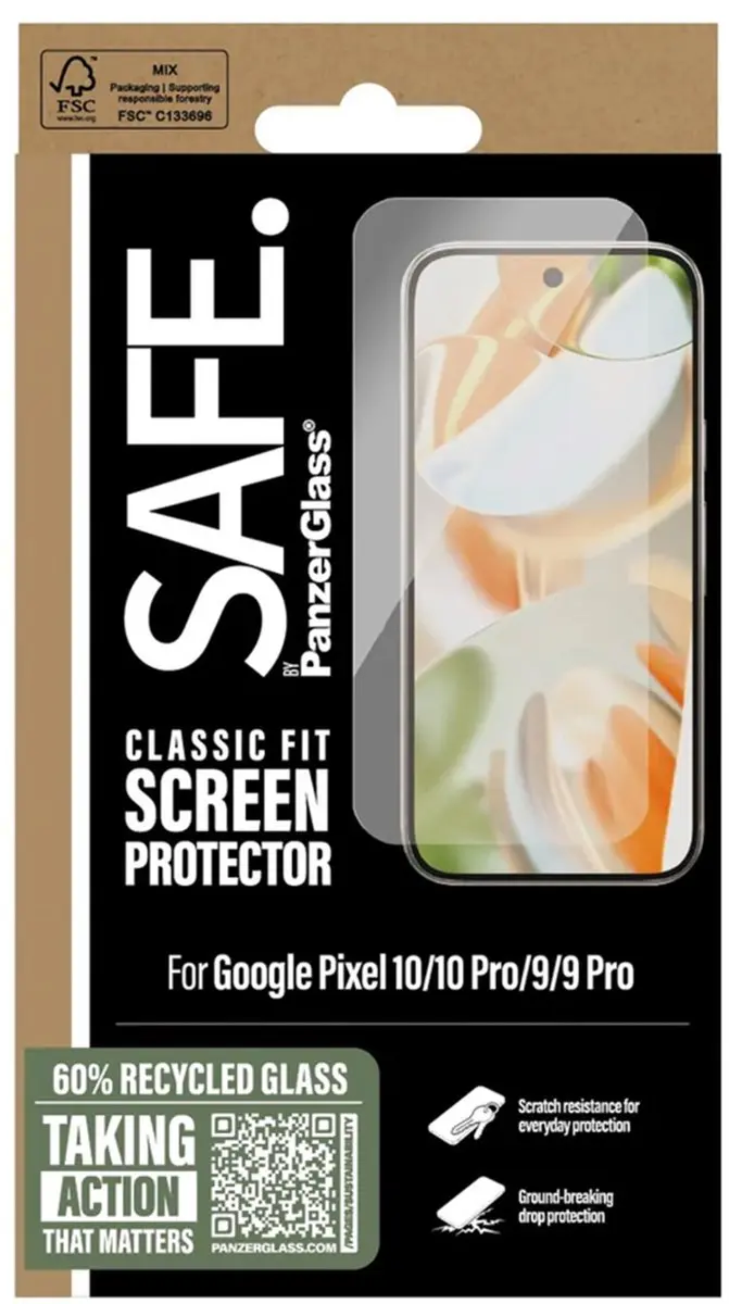 PanzerGlass SAFE Screenprotector Google Pixel 10 / 10 Pro