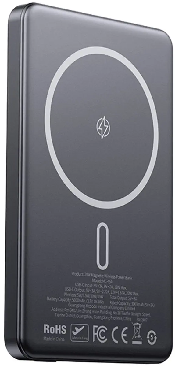 MCDODO Magnetische Powerbank MC-4641 5000mAh