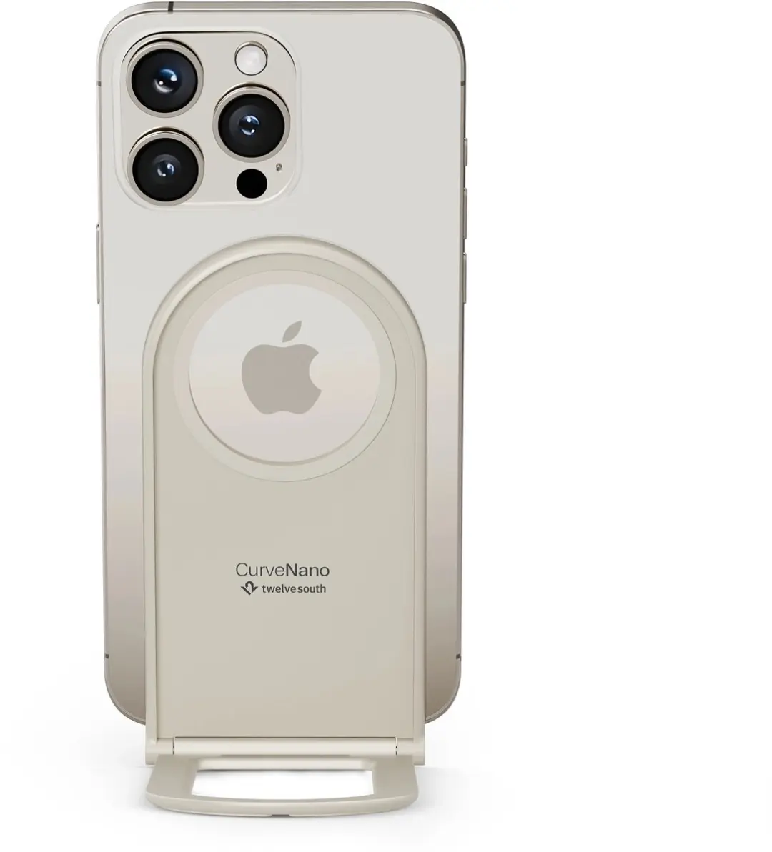 Twelve South Curve Nano TS-2561 iPhone Stand - Beige - afbeelding 6 van 6