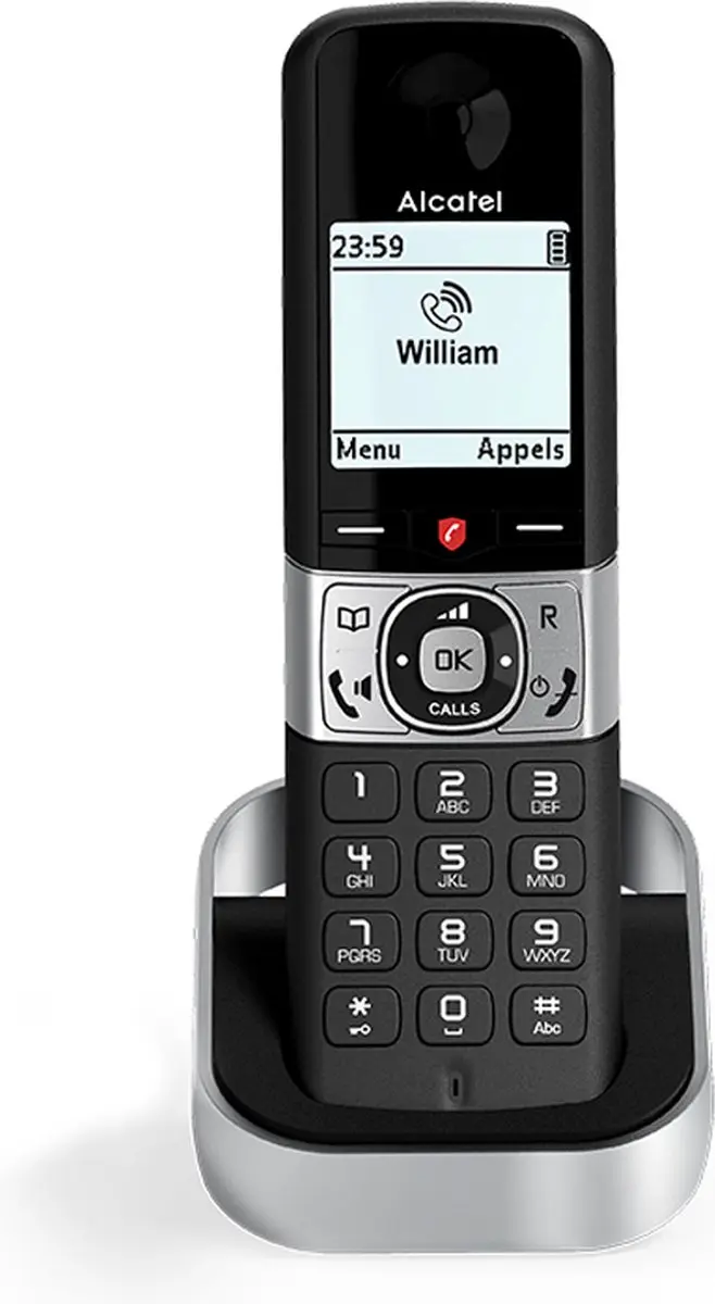 Alcatel F890 Voice DECT Telefoon - Antraciet - afbeelding 5 van 6