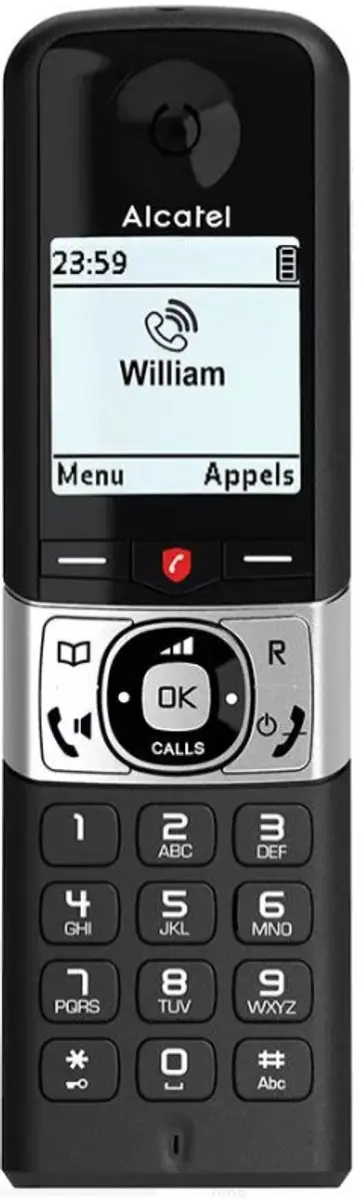 Alcatel F890 Voice DECT Telefoon - Antraciet - afbeelding 3 van 6