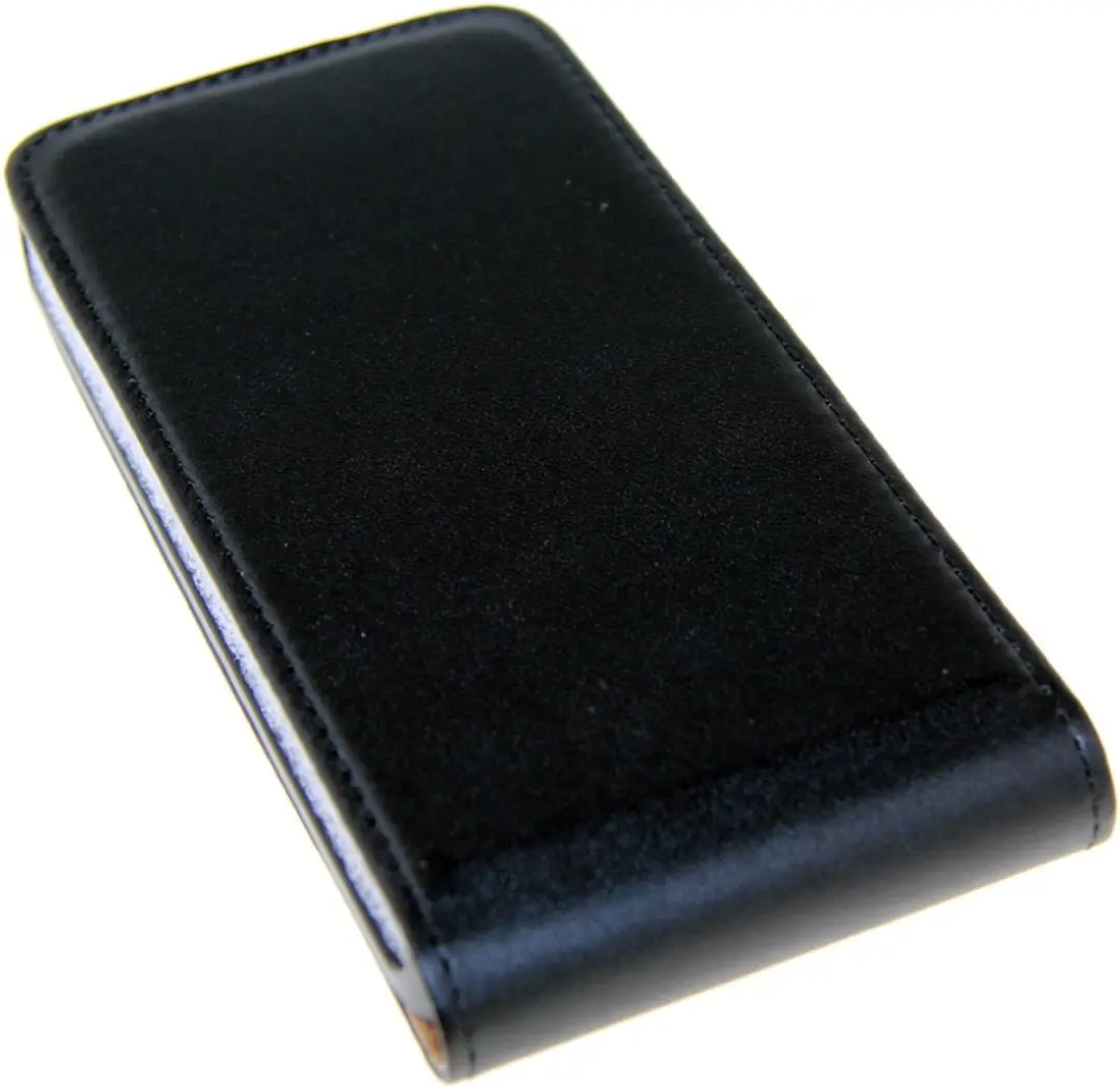 Flip Case voor Samsung Galaxy G800 S5 mini zwart ultradun
