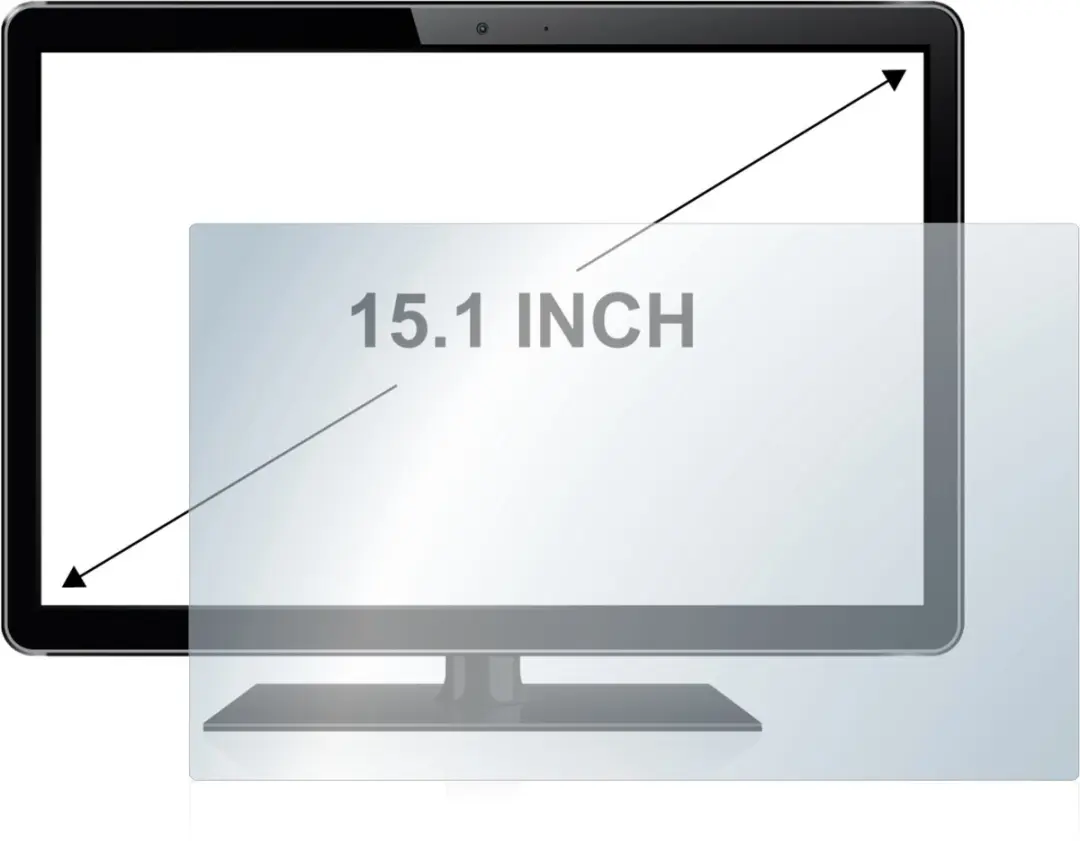 upscreen Screenprotector 15.1 inch 4:3 - Transparant - afbeelding 5 van 6