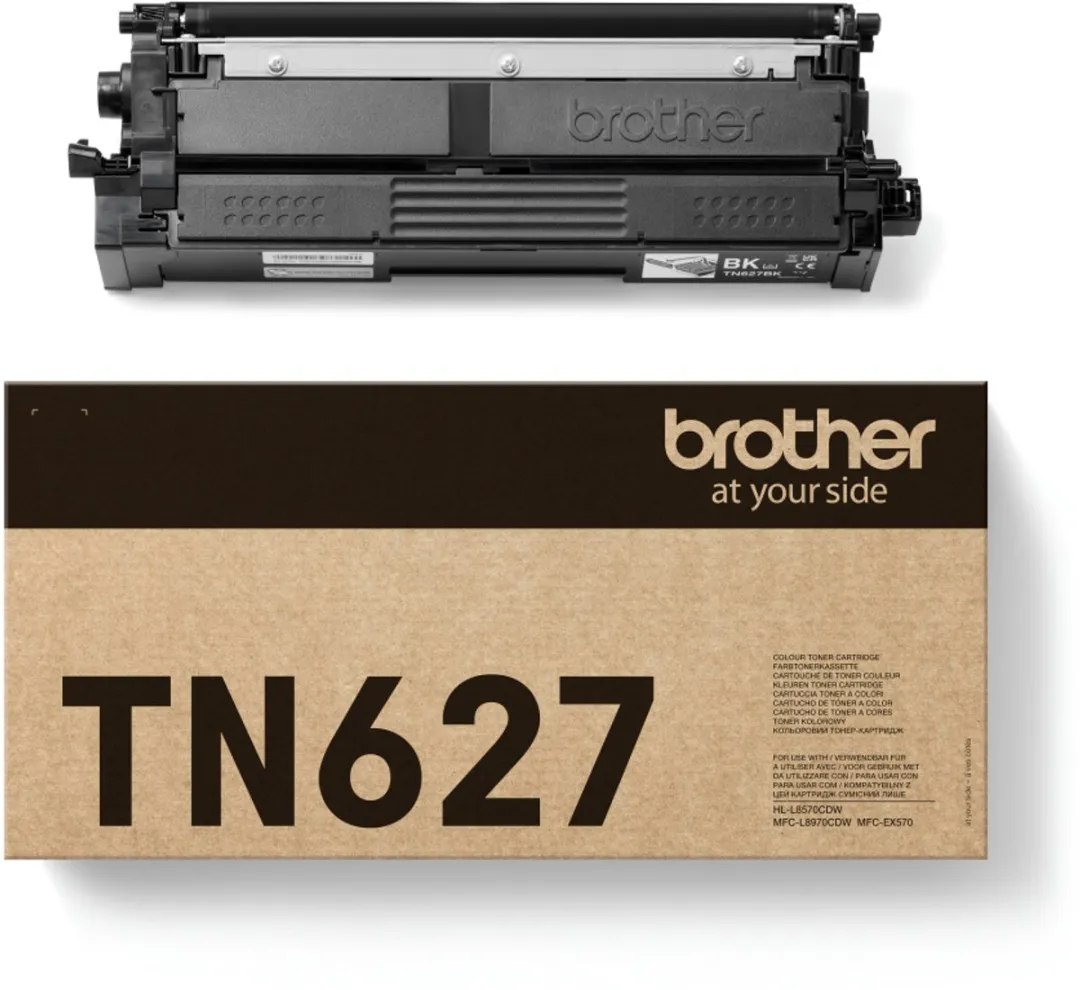 Brother TN-627BK Tonercartridge - Zwart