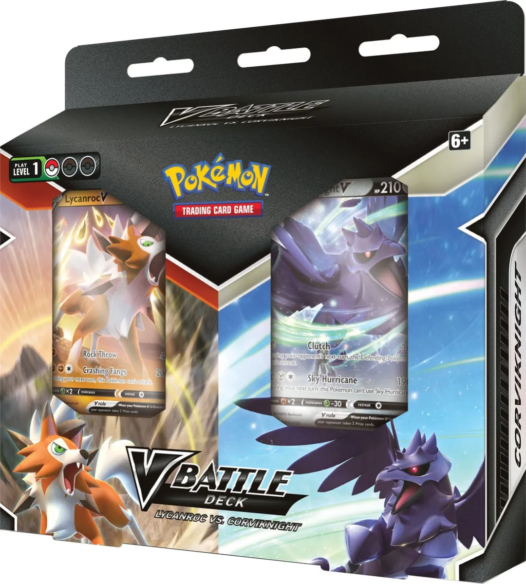 Pokémon V Battle Deck Lycanroc vs Corviknight Kaartspel - 2 Spelers - afbeelding 3 van 6