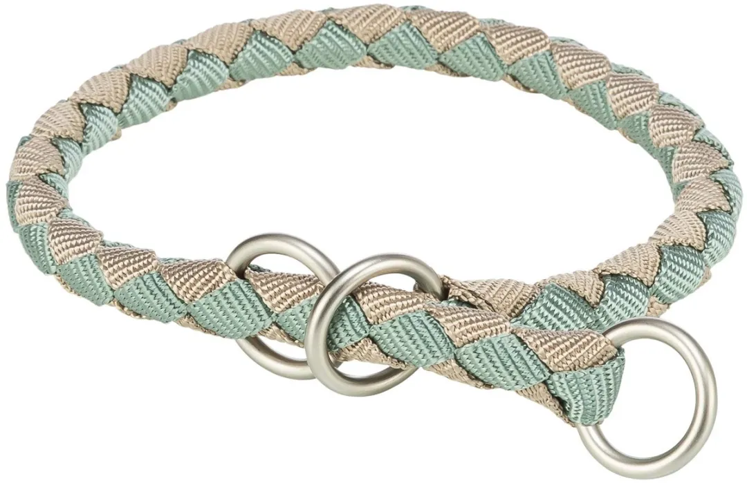 Trixie Halsband Hond Cavoslip Salie/Zand 52-60cm