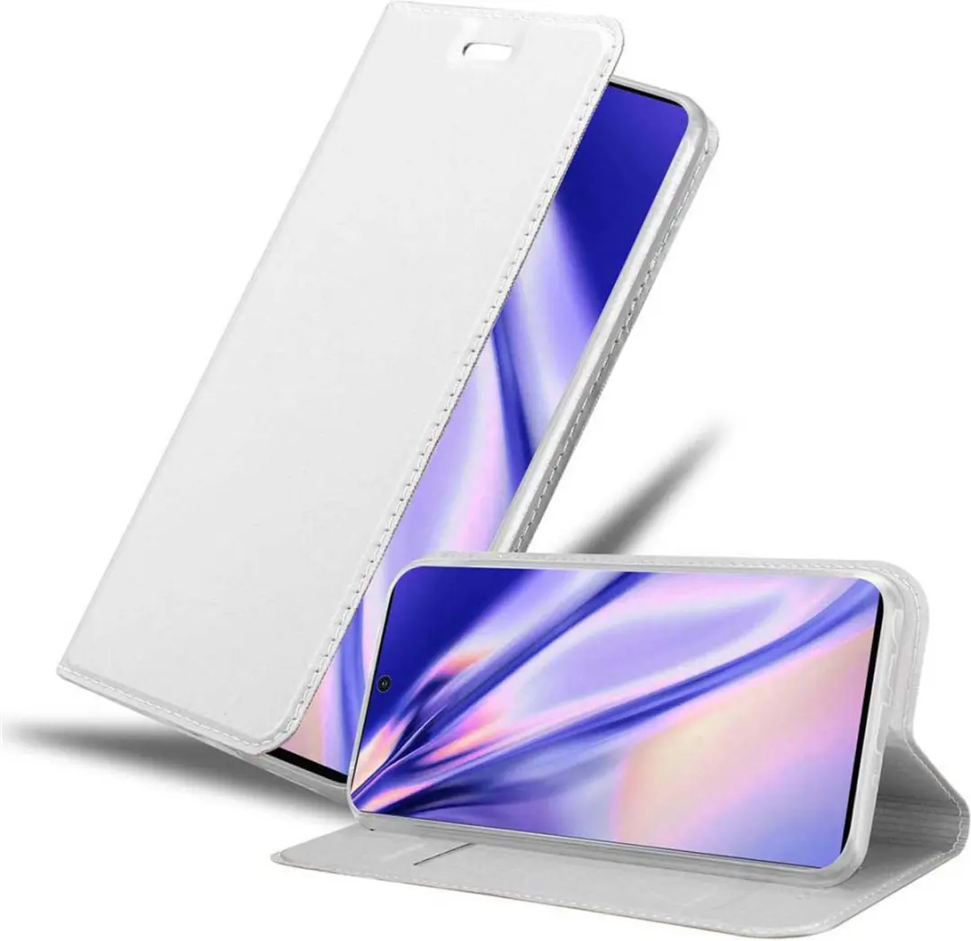 Cadorabo Hoesje geschikt voor Samsung Galaxy NOTE 10 in CLASSY ZILVER