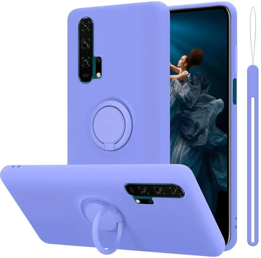 Cadorabo Hoesje geschikt voor Honor 20 PRO in LIQUID LICHT PAARS