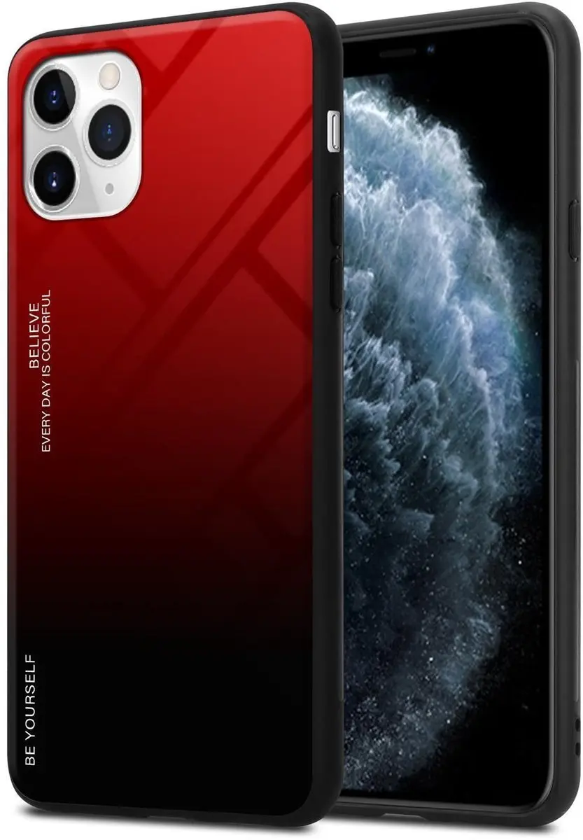 Cadorabo Hoesje geschikt voor Apple iPhone 11 PRO MAX in ROOD