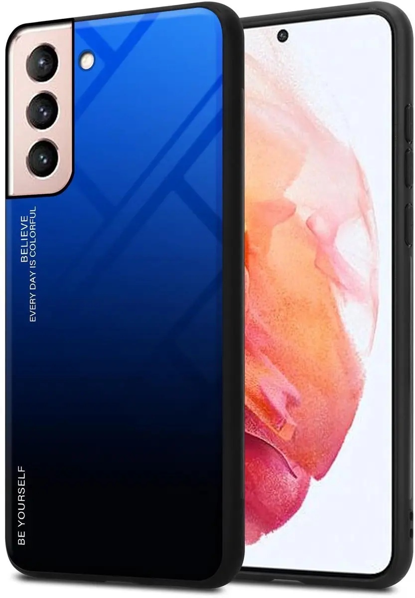 Cadorabo Hoesje geschikt voor Samsung Galaxy S21 5G in BLAUW