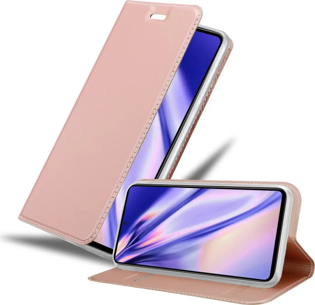 Cadorabo Hoesje geschikt voor Samsung Galaxy A73 5G in CLASSY ROSE GOUD