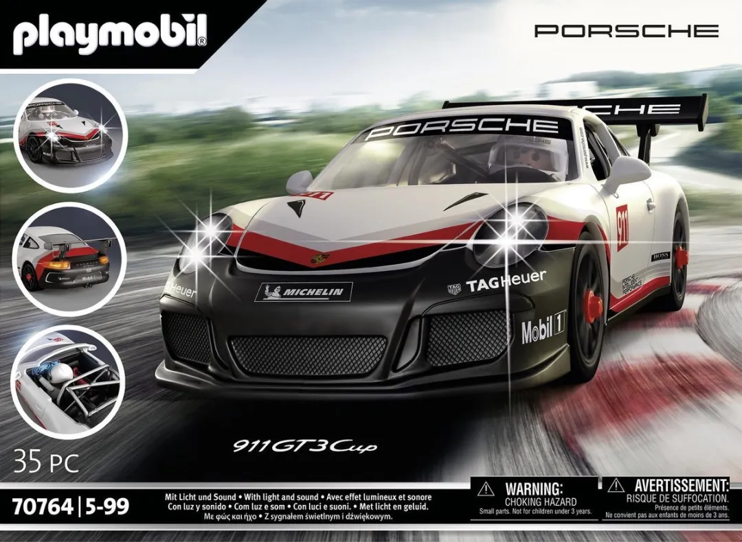 Playmobil Porsche 911 GT3 Cup 70764 - Multicolor