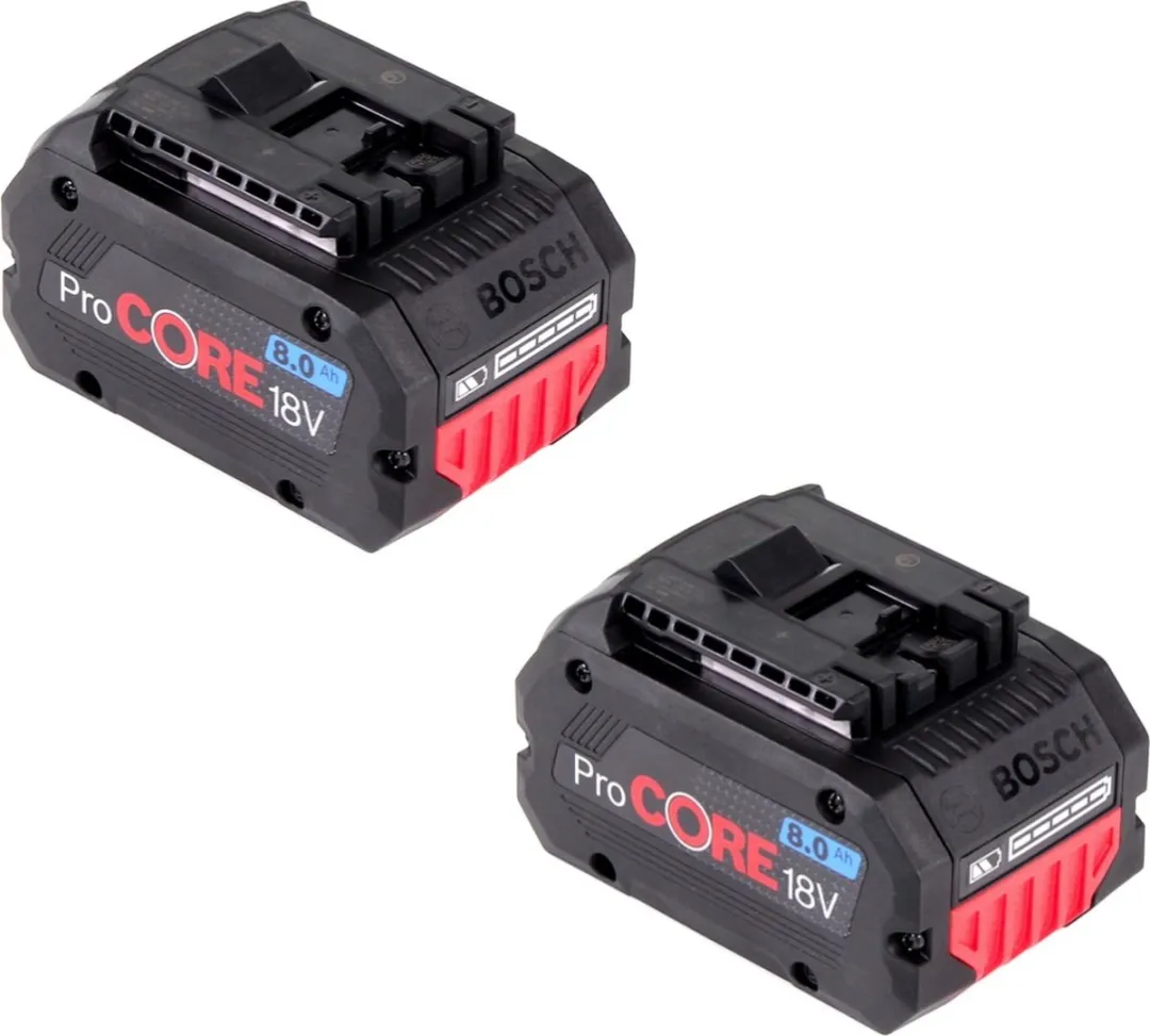 Bosch Professional ProCORE 18V 8.0Ah Accu - 2 Stuks