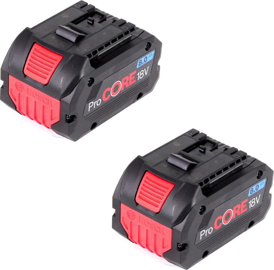 Bosch Professional ProCORE 18V 8.0Ah Accu - 2 Stuks
