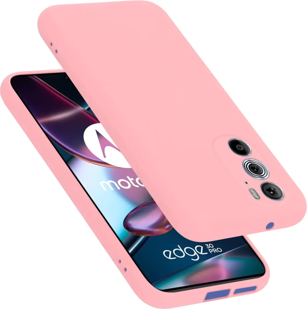 Cadorabo Hoesje geschikt voor Motorola EDGE 30 PRO / EDGE+ in LIQUID ROZE