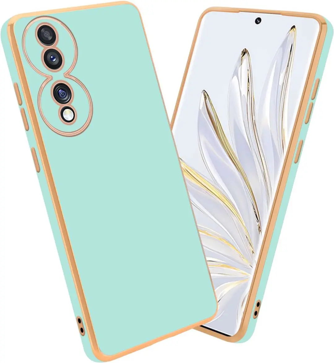 Cadorabo Hoesje geschikt voor Honor 70 in Glossy Mintgroen