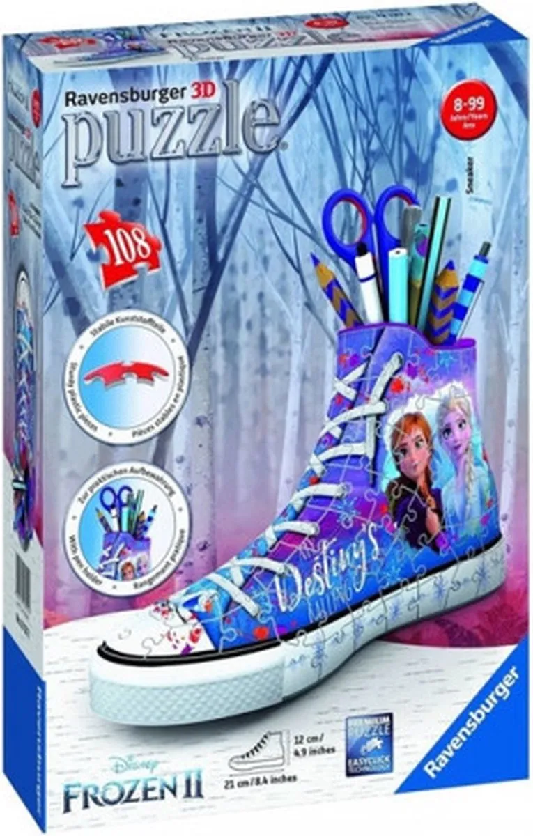 Ravensburger Disney Frozen 2 Sneaker 3D Puzzel 108 Stuks