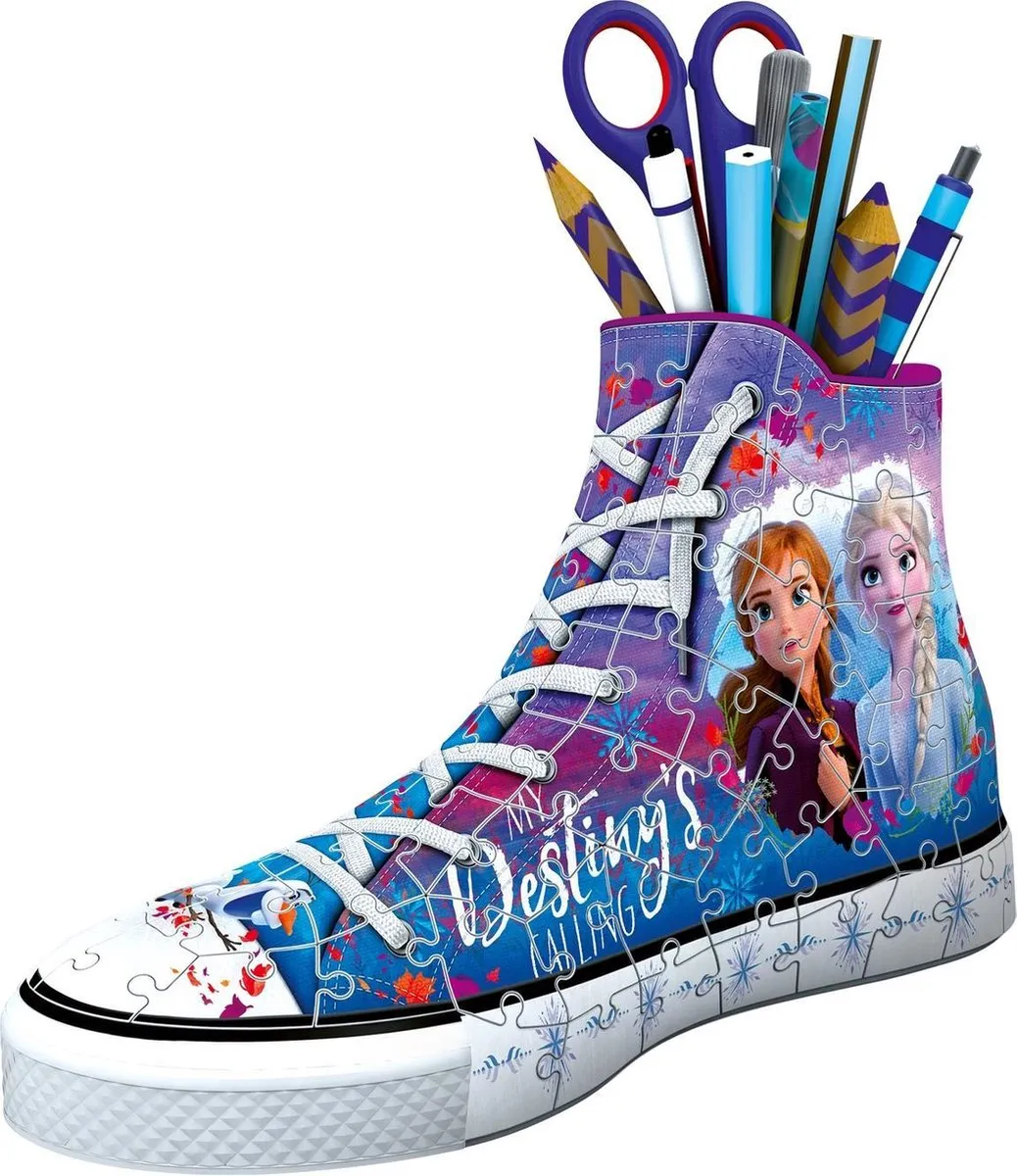 Ravensburger Disney Frozen 2 Sneaker 3D Puzzel 108 Stuks - afbeelding 3 van 6