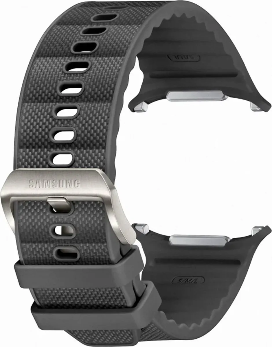 Samsung Galaxy Watch Ultra PeakForm Band - M/L Donkergrijs
