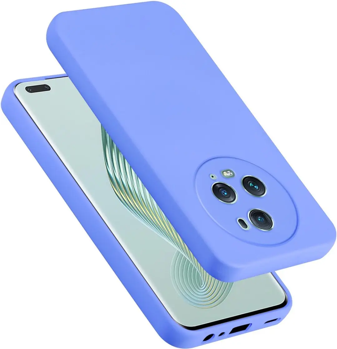 Cadorabo Hoesje geschikt voor Honor Magic 5 Pro in LIQUID LICHT PAARS
