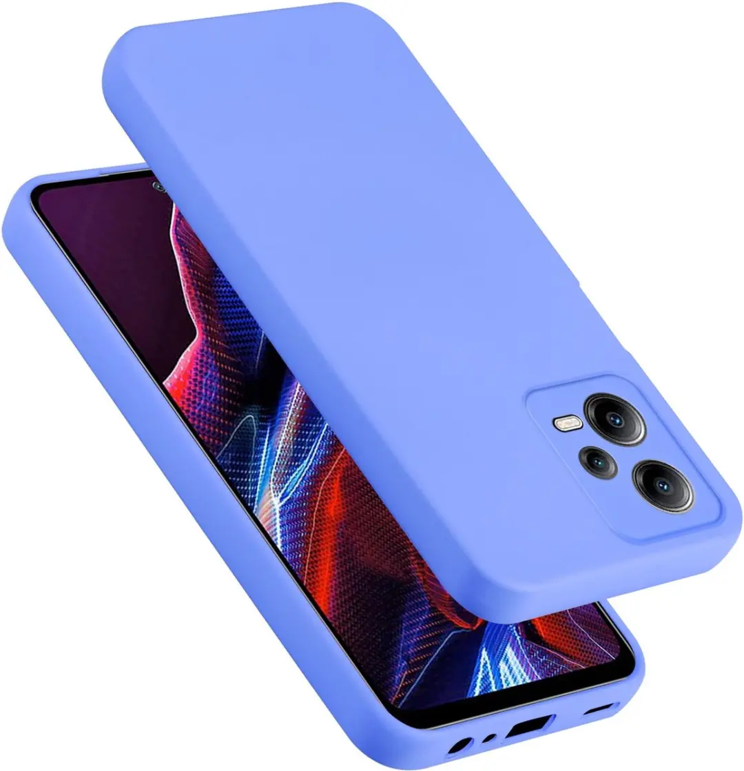Cadorabo Hoesje geschikt voor Xiaomi Poco X5 5G in LIQUID LICHT PAARS
