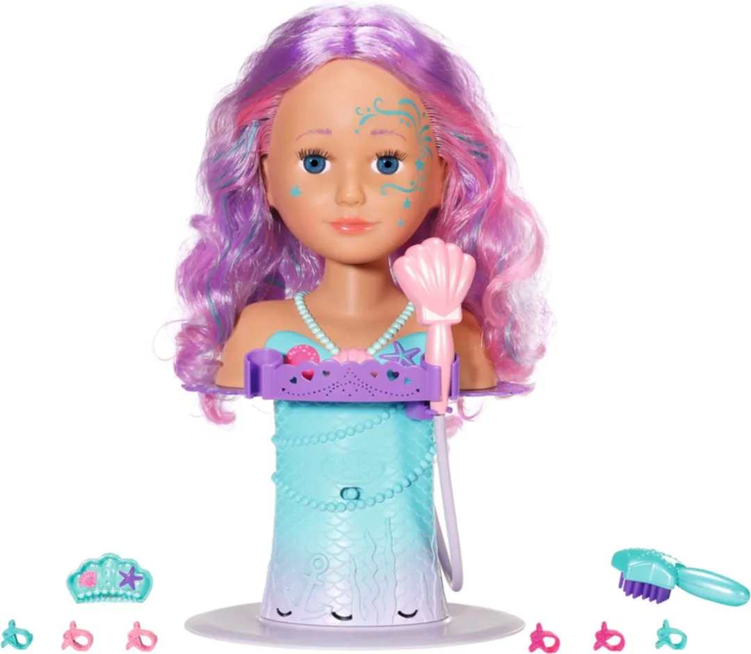 Baby Born Sister Styling Head - Multi Color