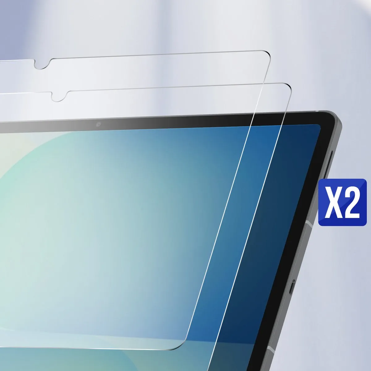 Samsung Galaxy Tab S10 FE Plus Schermbeschermer Set - 2 Stuks - Transparant