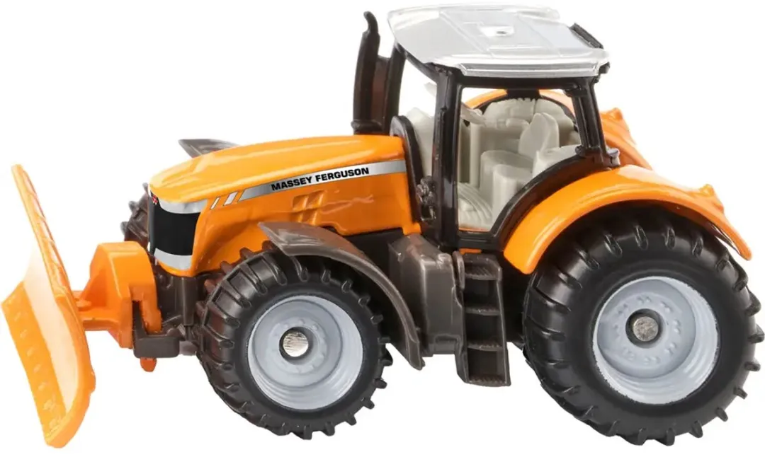 SIKU Massey Ferguson SK1564 Speelgoedtractor met sneeuwschuiver