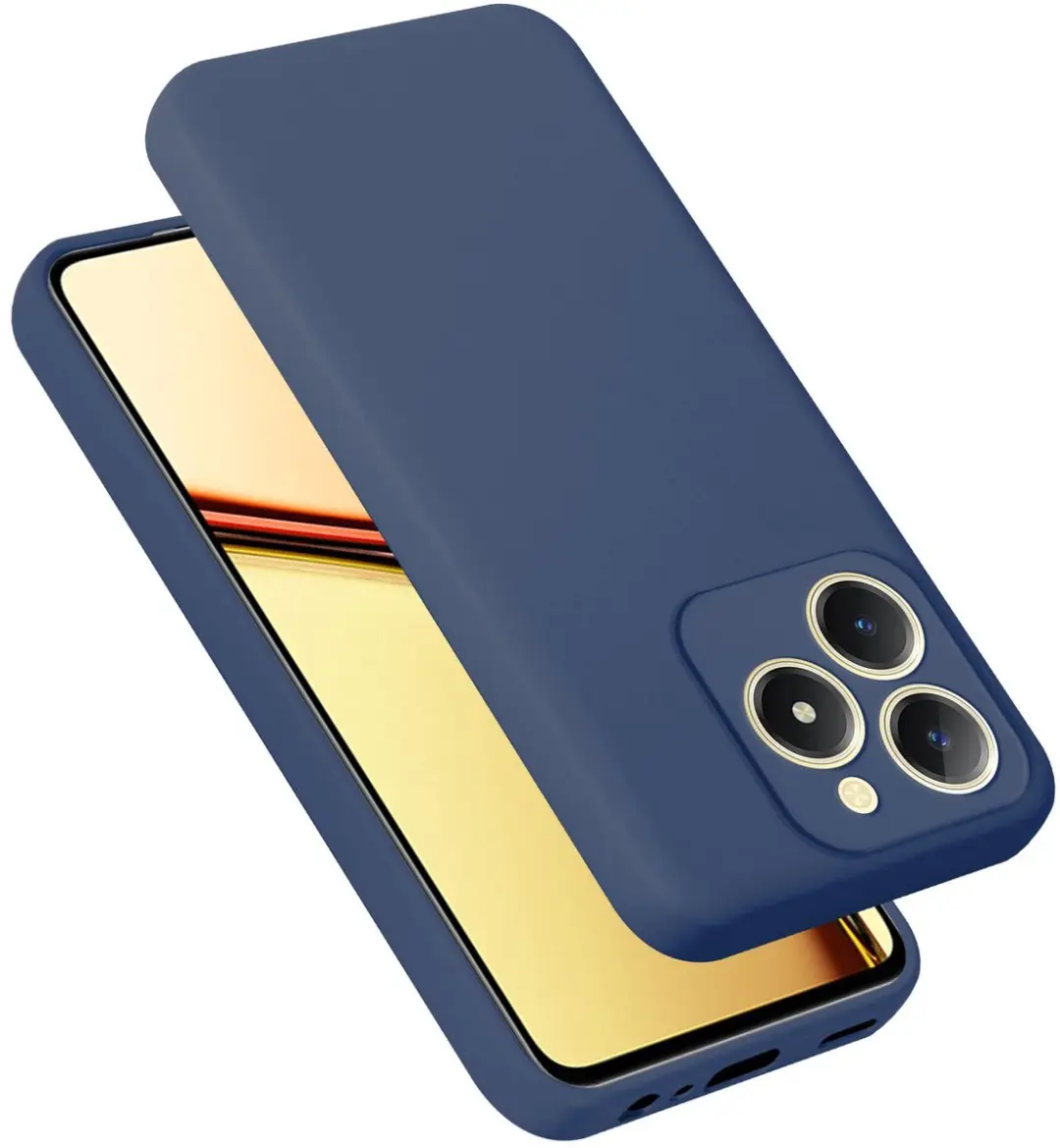 Cadorabo Hoesje geschikt voor Realme C61 / C63 in LIQUID BLAUW