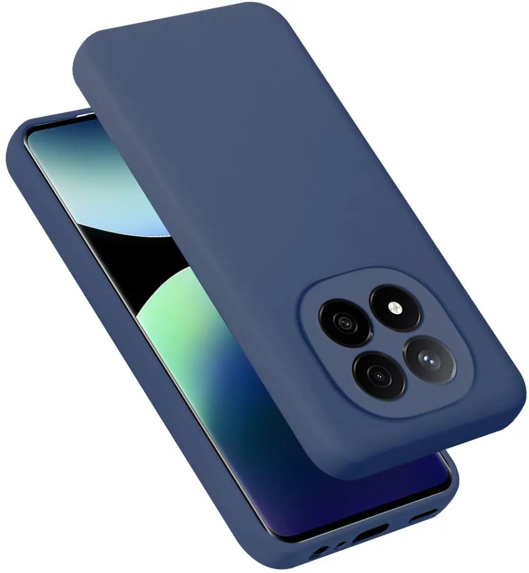 Cadorabo Hoesje geschikt voor Xiaomi Redmi Note 14 Pro Plus 5G in LIQUID BLAUW