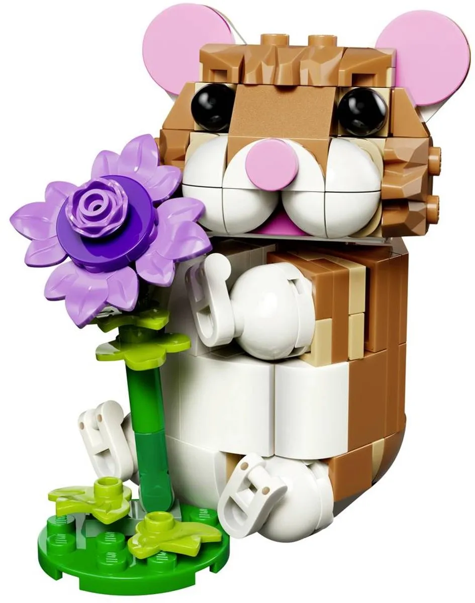 LEGO Creator 3-in-1 Hamster met Bloem 31376