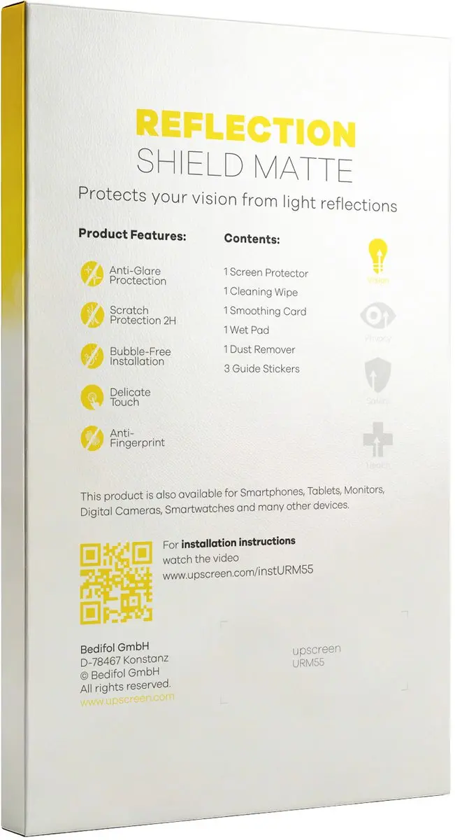 upscreen iPhone 17 Pro Max Screenprotector Matte - afbeelding 3 van 6