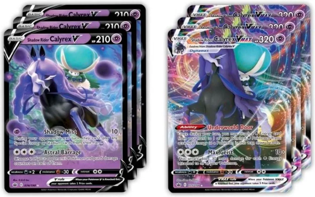Pokémon League Battle Deck ShadowRider Calyrex VMAX POC865_2 - afbeelding 2 van 5
