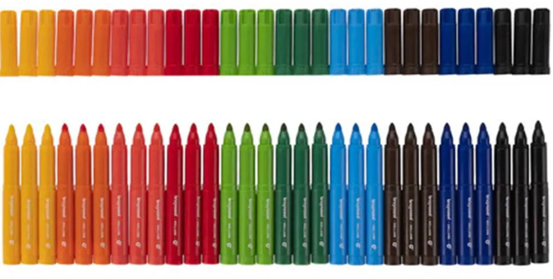 Bruynzeel Extra Dik Viltstiften 30 Stuks - Assortiment