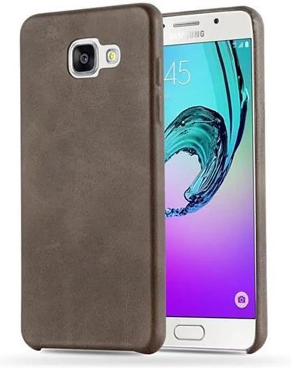Cadorabo Hoesje geschikt voor Samsung Galaxy A3 2015 in VINTAGE BRUIN