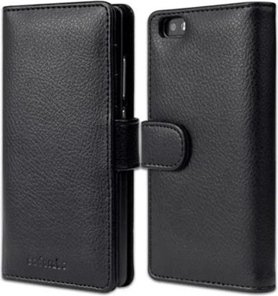 Cadorabo Hoesje geschikt voor Huawei P8 LITE 2015 in ZWARTE OXIDE