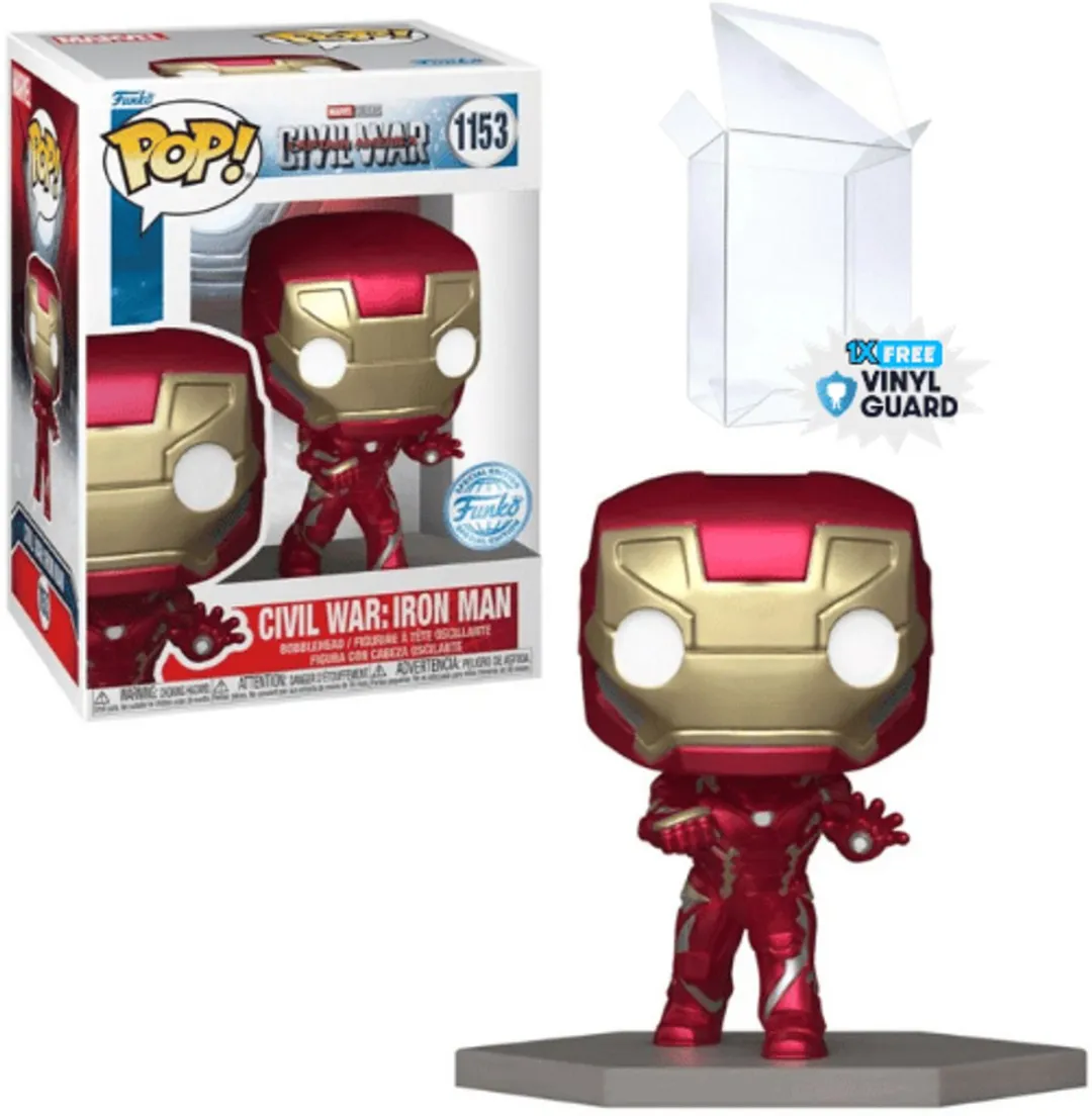 Funko Pop! Marvel Civil War Iron Man US Exclusief 1153 - Multi