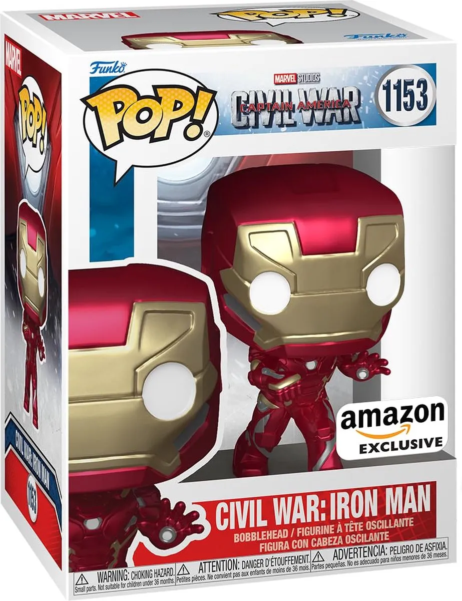 Funko Pop! Marvel Civil War Iron Man US Exclusief 1153