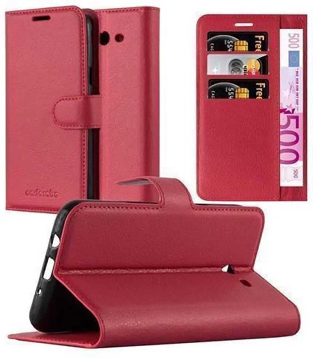 Cadorabo Hoesje geschikt voor Samsung Galaxy J7 2017 US Version in KARMIJN ROOD