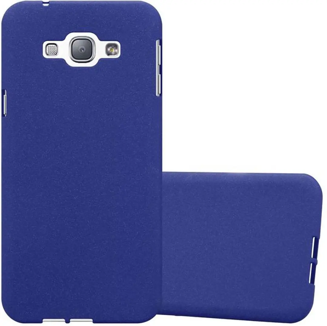 Cadorabo Hoesje geschikt voor Samsung Galaxy A8 2015 in FROST DONKER BLAUW