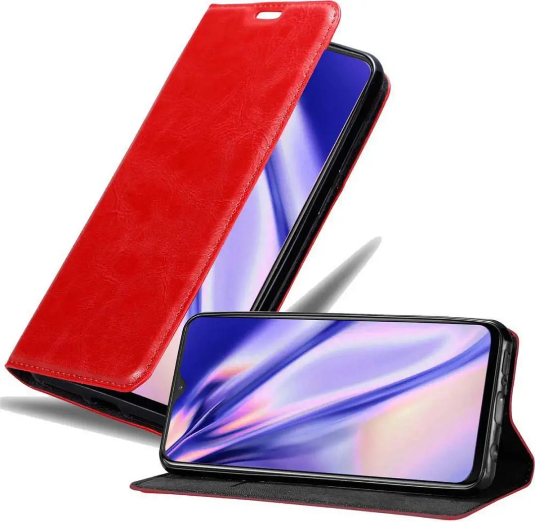 Cadorabo Hoesje geschikt voor OnePlus 7 in APPEL ROOD