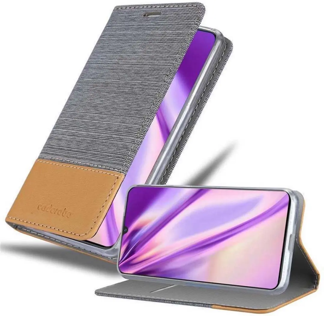 Cadorabo Hoesje geschikt voor Vivo X21s in LICHTGRIJS BRUIN