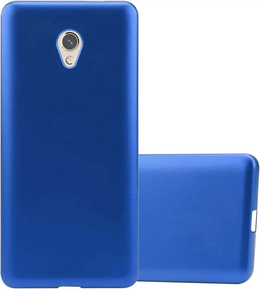 Cadorabo Hoesje geschikt voor ZTE Blade V7 in METAAL BLAUW